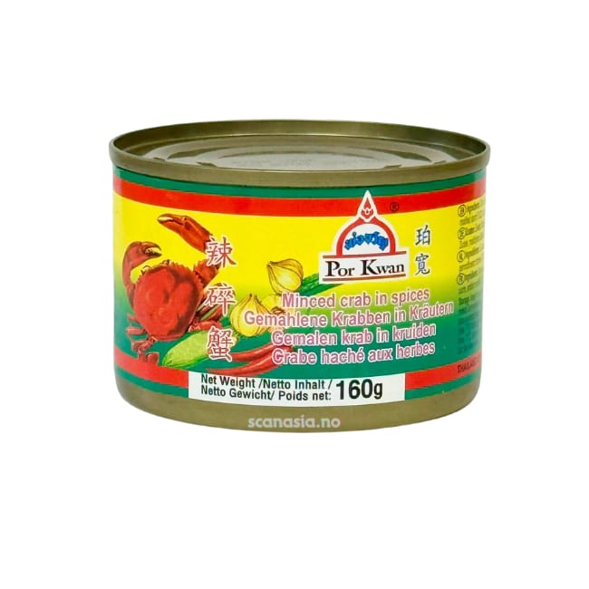 PORKWAN Minced Crab Paste In Spices 48x160g