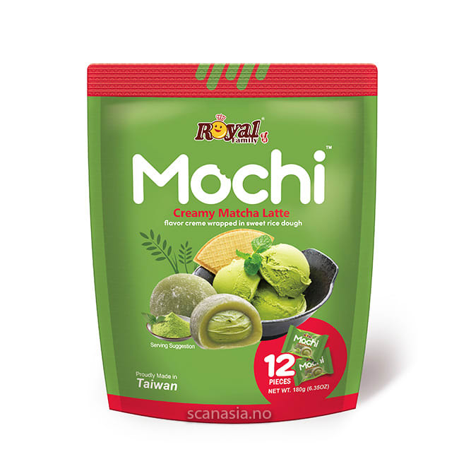 ROYAL Family Mochi - Creamy Matcha Latte 12x180g