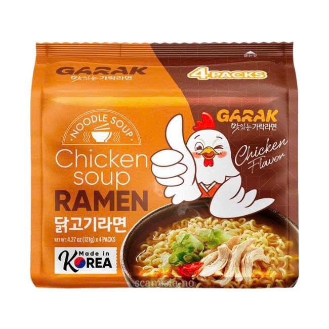 GARAK Chicken Flavor Soup Ramen 8x(4x121g)