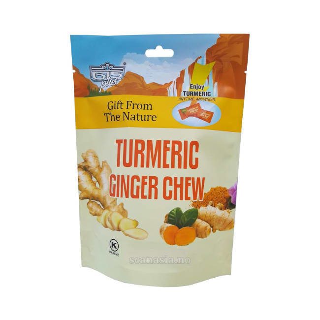 615 PLUS Ginger Chew - Turmeric 6x10x80g