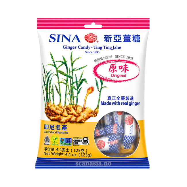 SINA Ginger Chew - Original 40x125g