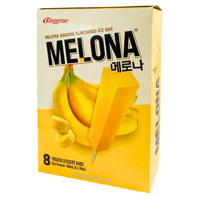 Melona Ice Bar - Banana 8x(8x70ml)