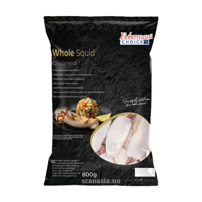 FISHERMAN CHOICE Wc Loligo Squid 10/20 10x1kg FROZEN