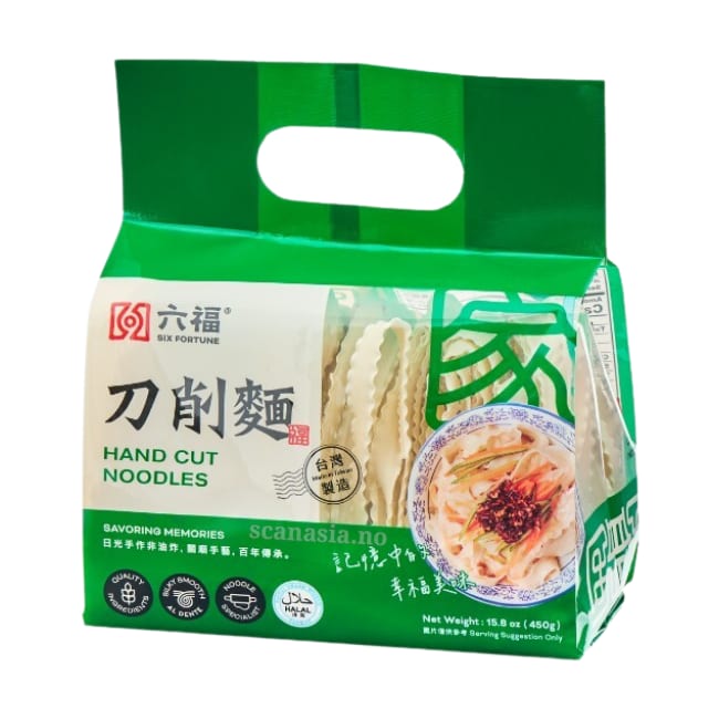 SIX FORTUNE Hand cut noodles 18x450g