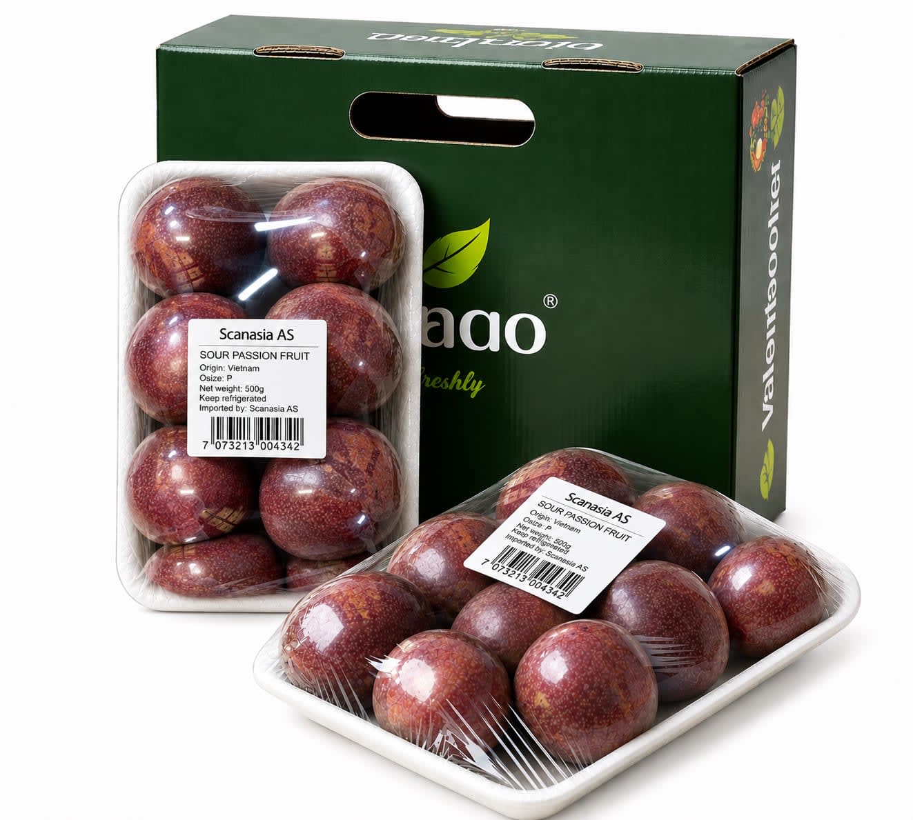 Sour passion fruit 2x1kg