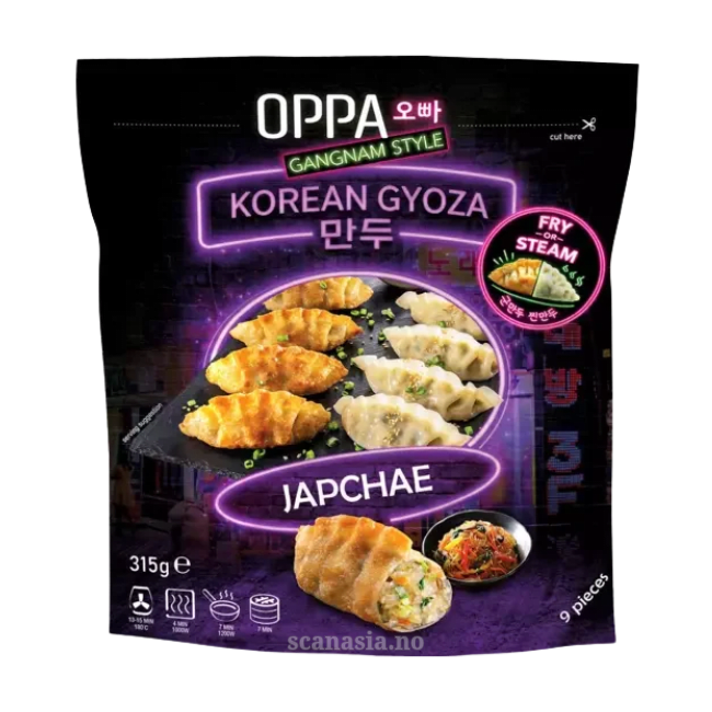 OPPA Korean Gyoza - Japchae 12x315g