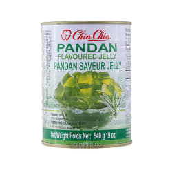CHIN CHIN Canned Pandan Flavoured Jelly 12x540g