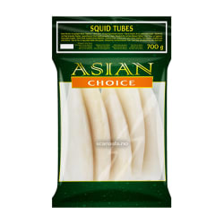 ASIAN CHOICE Squid Tubes U5 10x1kg FROZEN