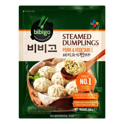 BIBIGO Steamed Dumpling Pork & Vegetable 15x560g FROZEN