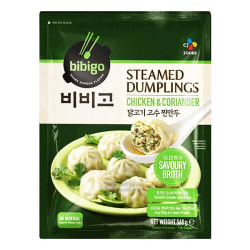 BIBIGO Steamed Dumpling Chicken & Coriander 15x560g FROZEN