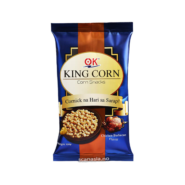 OK King Corn Cornick Chicken Barbecue 50x100g Velkommen