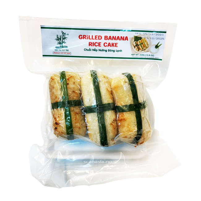 BAMBOO TREE Grilled Banana rice cake 12x450g Frozen Velkommen