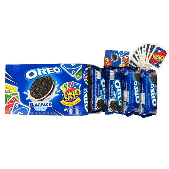 Oreo Stack Card OREO Chocolate Sandwich Cookies With Playpack Card 18x257,6g Velkommen