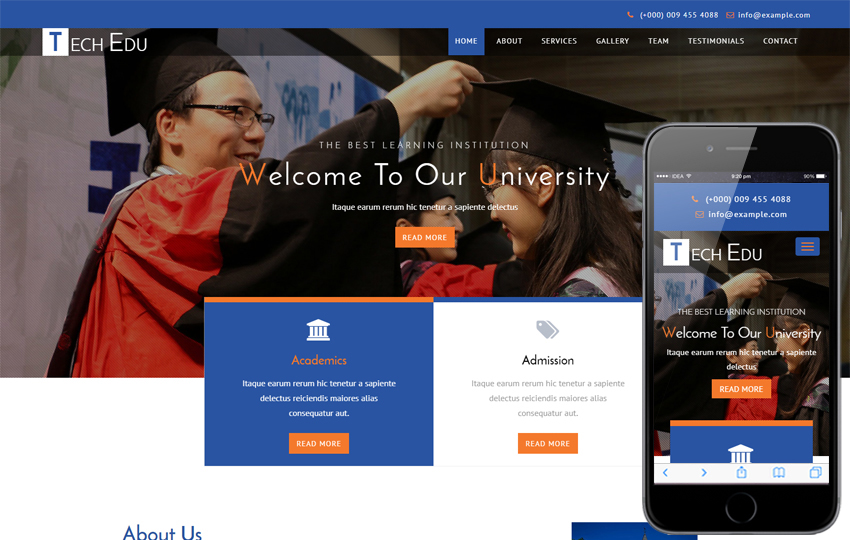 30 + Best Free Education Html Templates Download - Template Drive