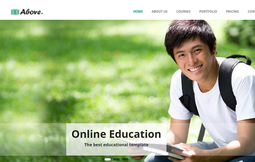 30 best free education html templates download