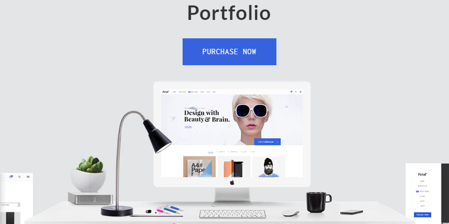 Petal Creative Portfolio for Freelancer & Agency