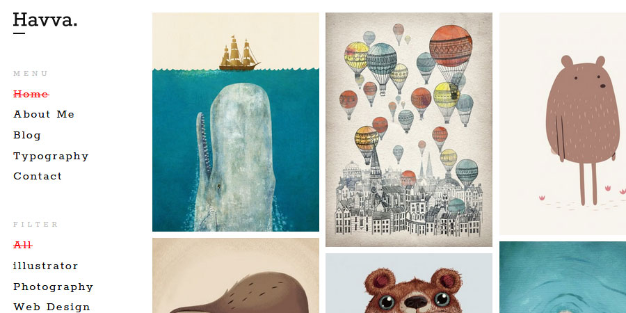 Havva portfolio for Freelancers & Agencies