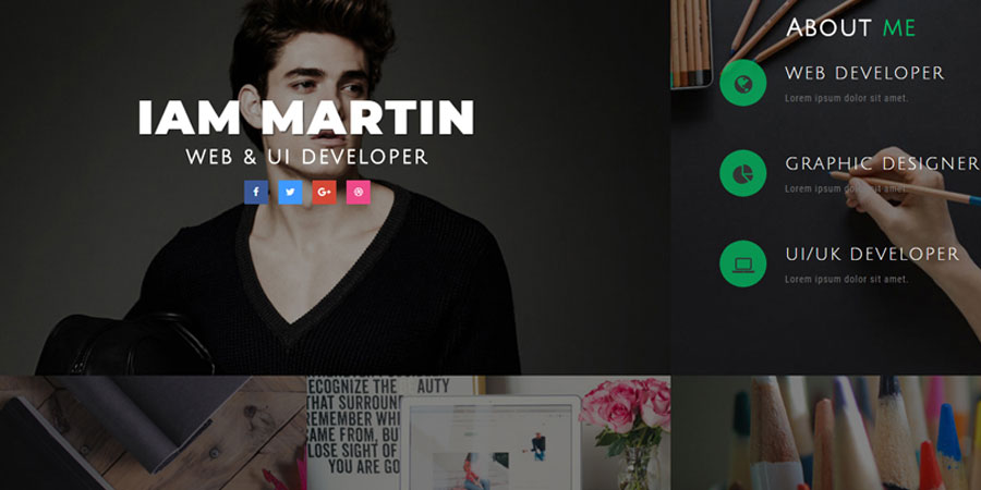 Connect CV Personal Category Bootstrap Responsive Web Template