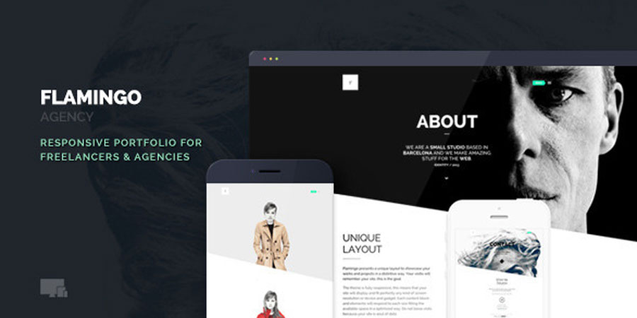 Flamingo Agency Freelance Portfolio Theme