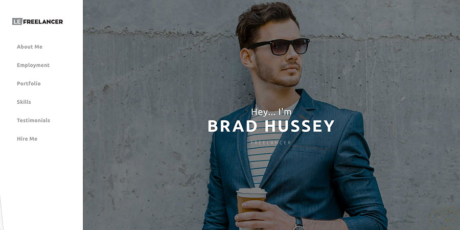 Lefreelancer Responsive Onepage Resume