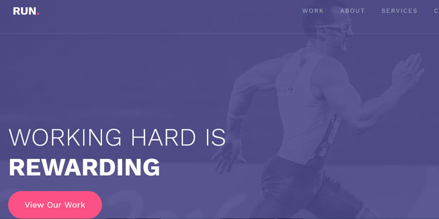 Run Free Website Template