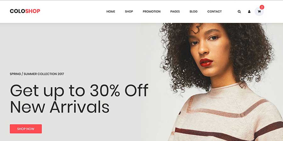 ColoShop Website Template