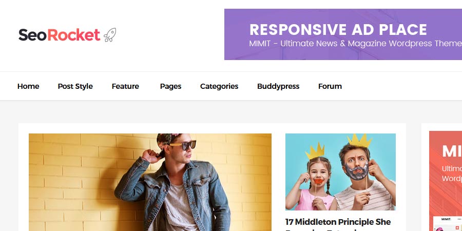 SeoRocket – Blogger Template