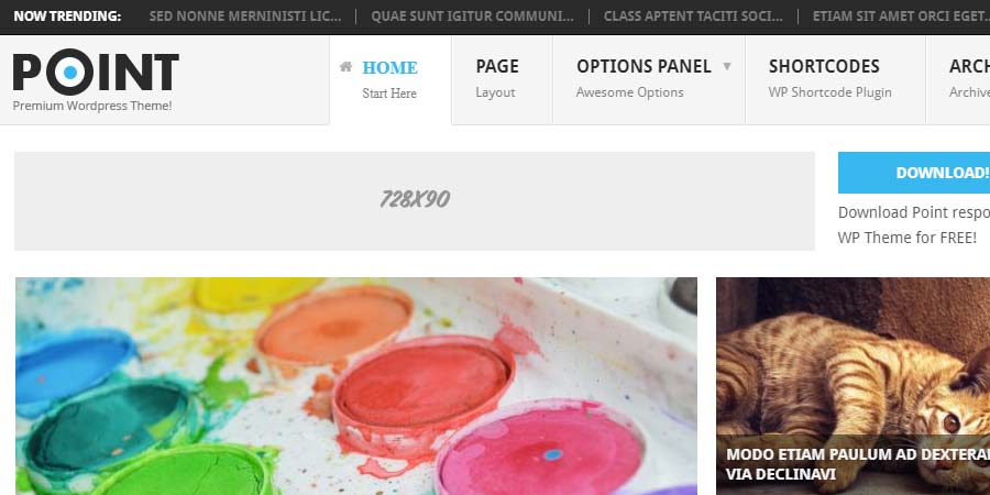Point Blogger Theme