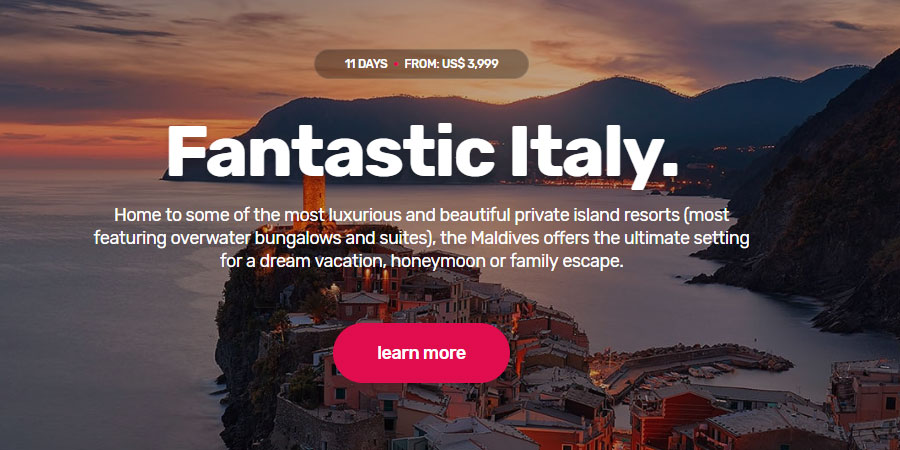Cousteau Pro - The Travel Site Template