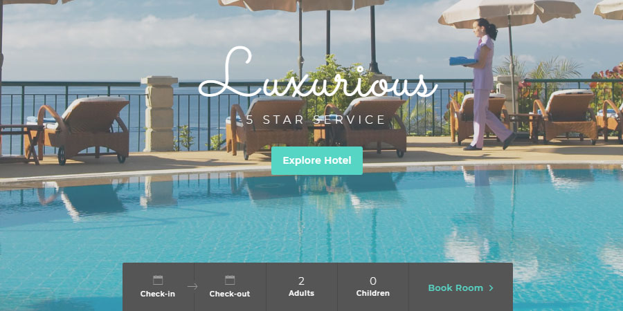 Jasper Hotel - Website Template