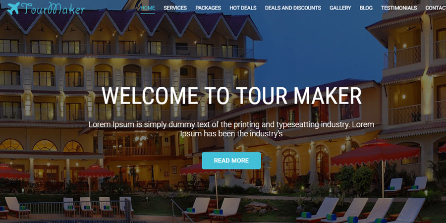 Tour Maker - Creative Tour & Travel Agency HTML Template