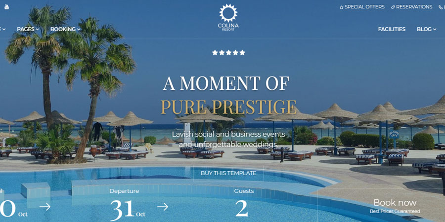 Colina - Hotel HTML Template