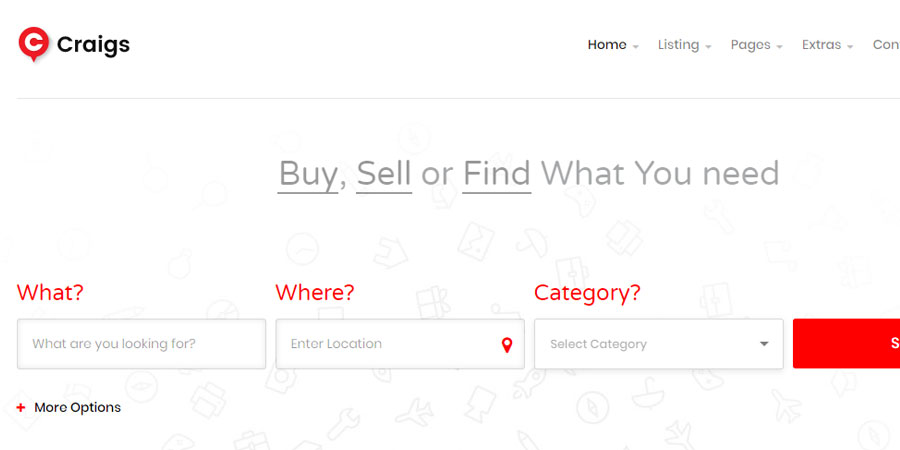 Craigs - Directory Listing Template