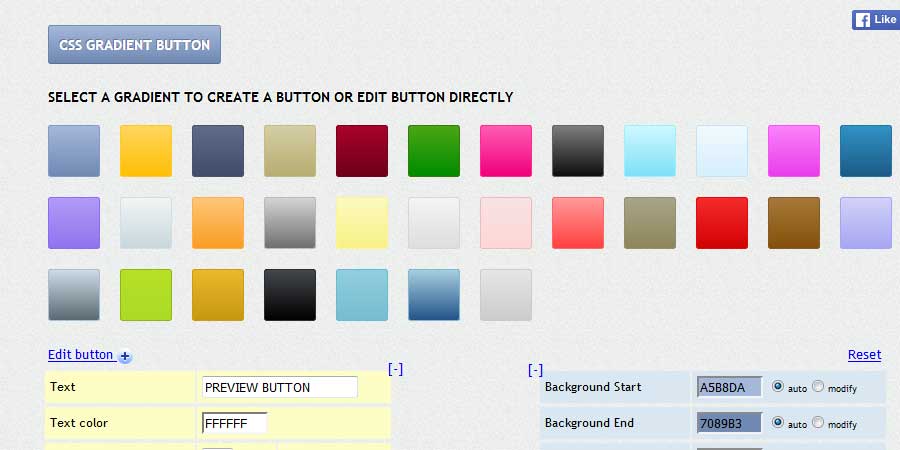 CSS Gradient Button