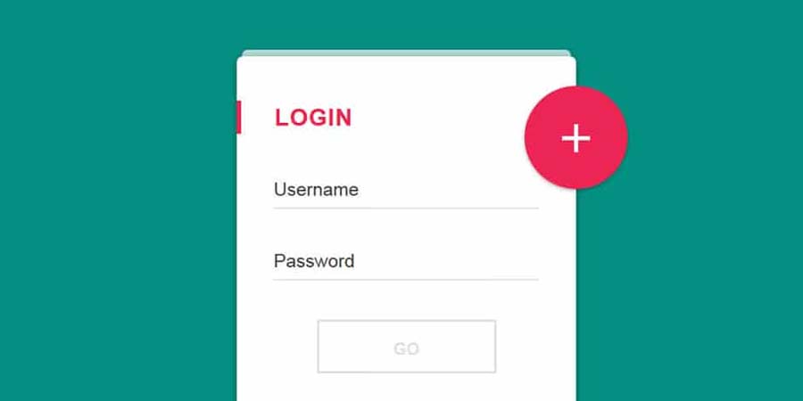 Login Form Material