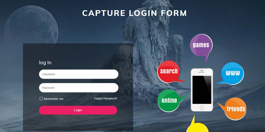 Capture Login Form