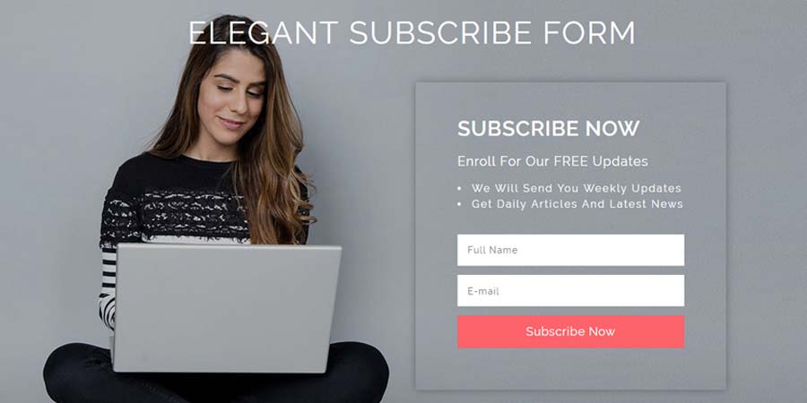 Elegant Subscribe Form
