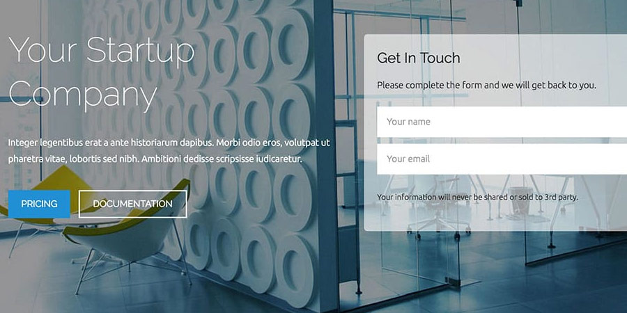 Zeyn Landing Page Template