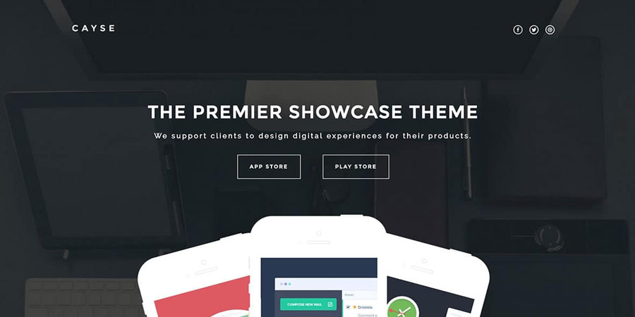 Cayse Landing Page