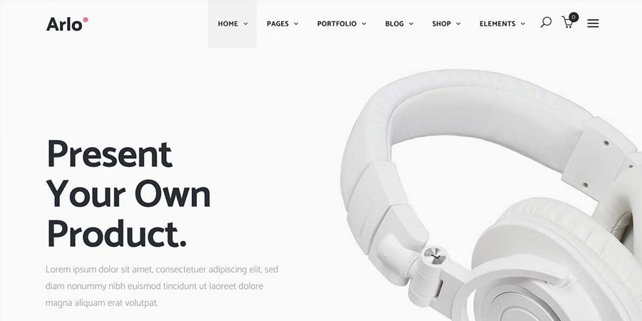 Arlo Landing Page