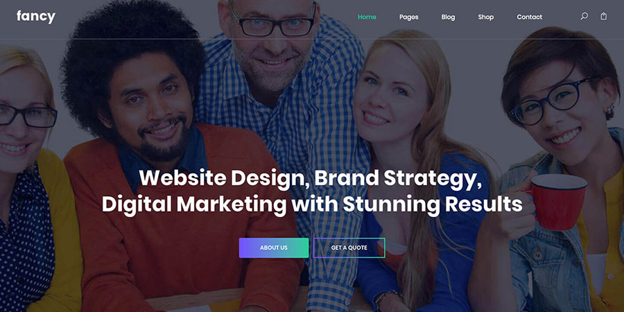 Fancy Landing Page Template