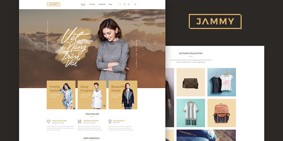 JAMMY Ecommerce Website