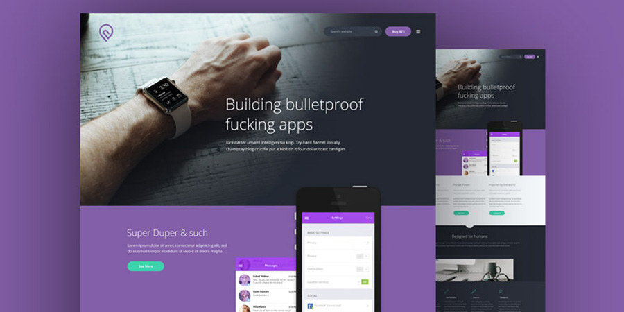 Tork - A Free PSD website template