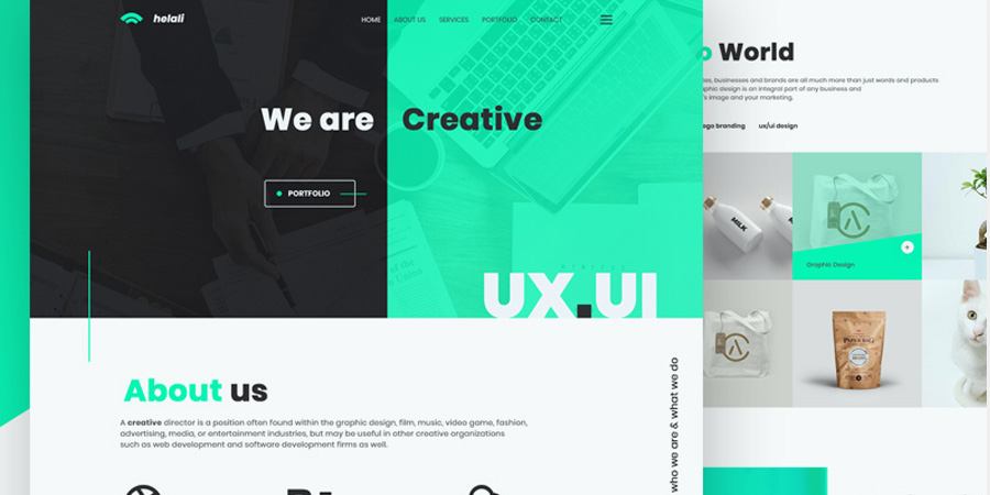 Creative & Digital Agency Website Template