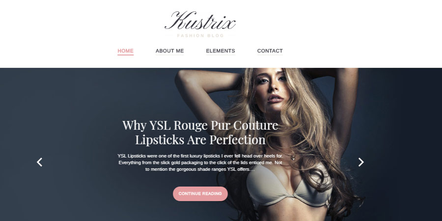 Kustrix Lite - Free WordPress Theme