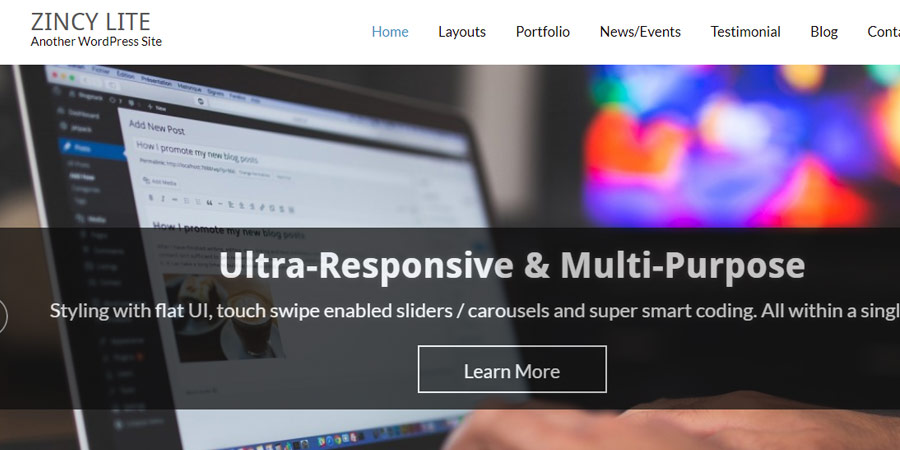 Zincy Lite- Free WordPress Business Theme