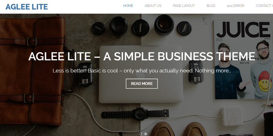 Aglee Lite – Best Free Responsive Business WordPress Theme