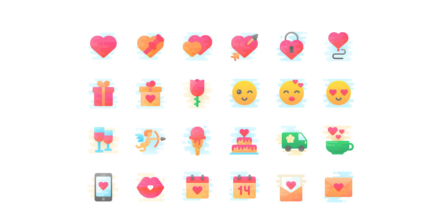 Valentine’s Day Icons Valentine’s Day Icons