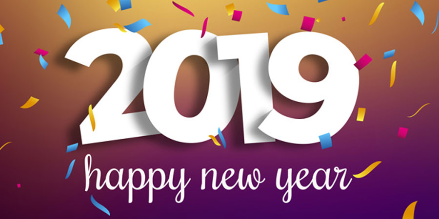 Happy New Year 2019 Background