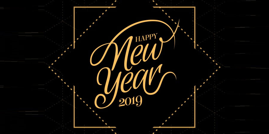 Hand Drawn New Year 2019 Background